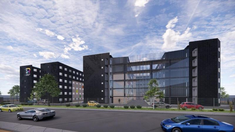 Large modern student accommodation development