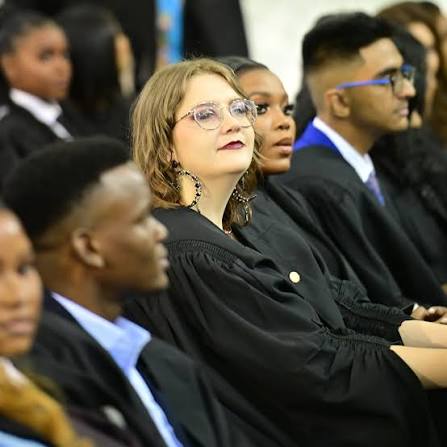 Audience portrait during formal ceremony